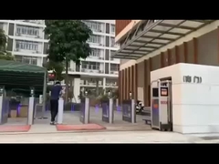 অপটিক্যাল মেটাল সুইং ব্যারিয়ার টার্নস্টাইল AC220V / 110V 1 বছরের ওয়ারেন্টি